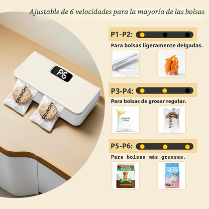 Sellador de Bolsas portatil